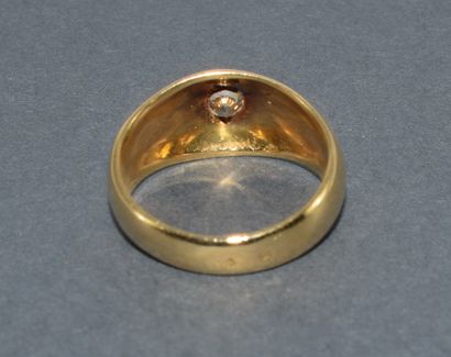 JONC PARISIEN ring in 18k (750/°°) yellow...