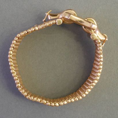 FLEXIBLE BRACELET in 18k (750/°°) yellow...