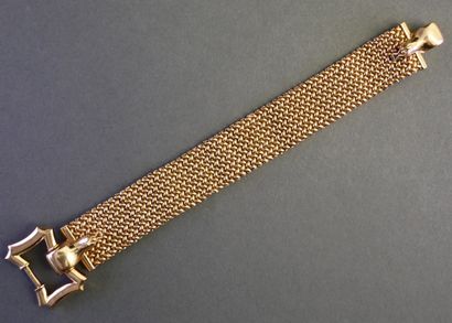 FLEXIBLE BRACELET in 18k (750/°°) yellow...