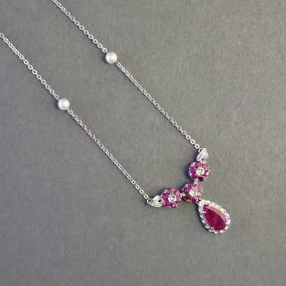 RAVINGING RAS-DE-COU NECKLACE in 18k (750/°°)...