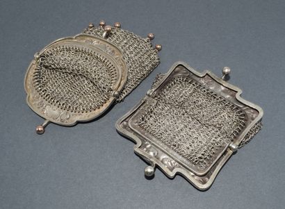 1 LOT OF SILVER consisting of two silver...
