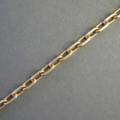 BRACELET in 18k (750/°°) yellow gold, featuring...