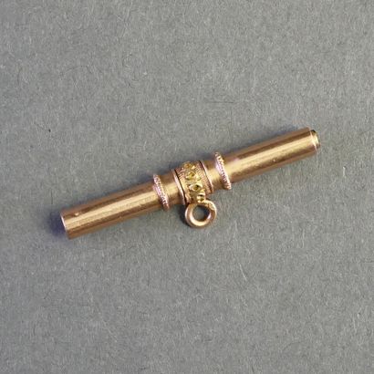 WATCH KEY in 18k (750/°°) rose gold.
French...