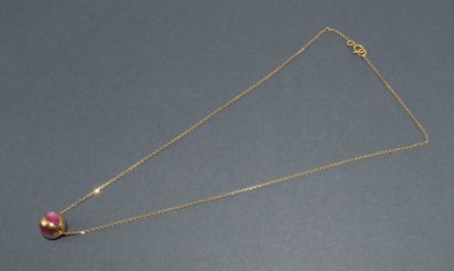 18k (750/°°) yellow gold forçat chain set...