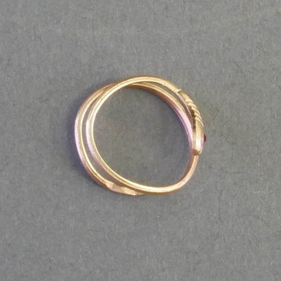 LITTLE RING in 18k (750/°°) yellow gold,...