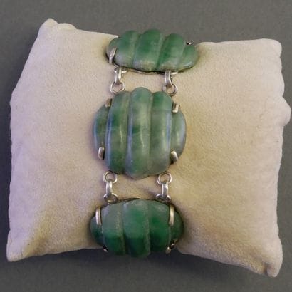 ARTICULATED BRACELET in silver (min 800/°°)...
