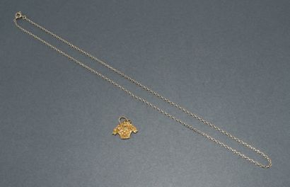 18k (750/°°) white gold chain, forçat link....