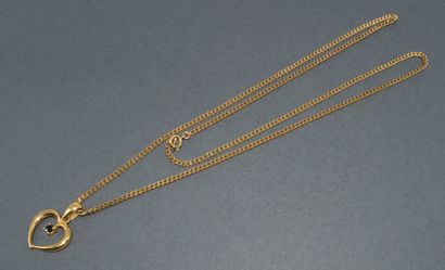 9k (375/°°) yellow gold gourmette chain,...