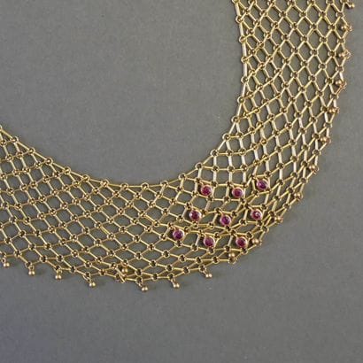 RAS-DE-COU necklace in 18k (750/°°) yellow...