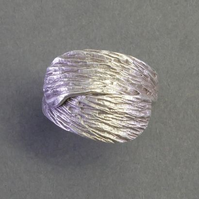 GAY FRERES
BAGUE en argent (800/°°) formée...