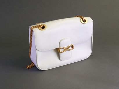 CELINE
White box-calf leather handbag with...