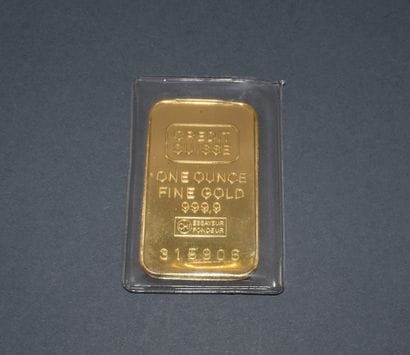 1 OUNCE of 999/°° gold in a blister pack,...