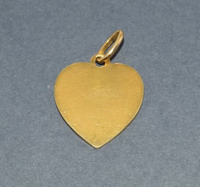 PENDENTIF en or jaune 18K (750/°°) signé...