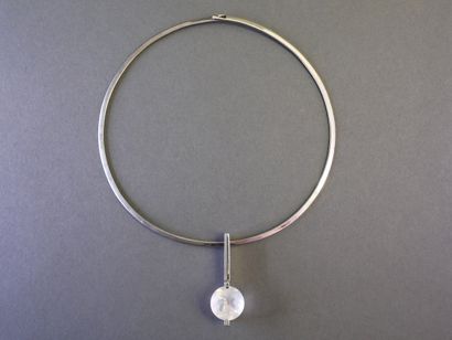 PIANEGONDA
COLLIER RIGIDE RAS-DE-COU en argent...