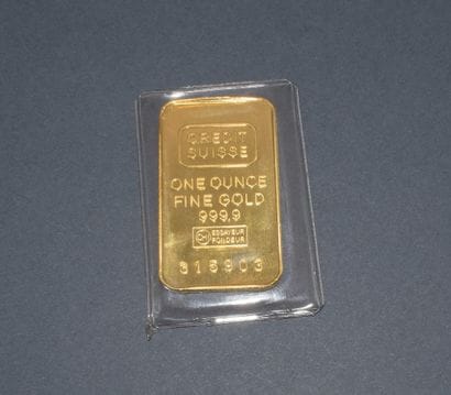 1 OUNCE of 999/°° gold in a blister pack,...