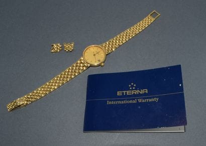 ETERNA
18K yellow gold (750/°°) watch with...