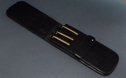 MONTBLANC
SET including a 14k gold fountain...