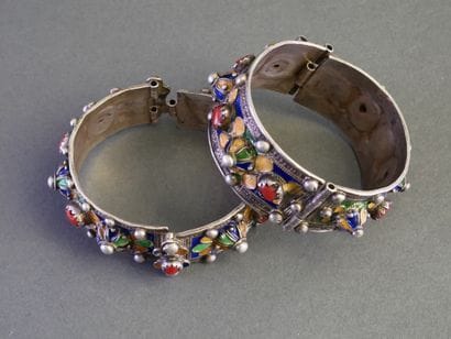 Paire de bracelets Benni Yenni, Grande Kabylie,...