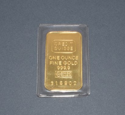 1 OUNCE of 999/°° gold in a blister pack,...