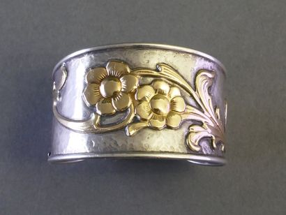 BRACELET MANCHETTE en argent (min 800/°°)...