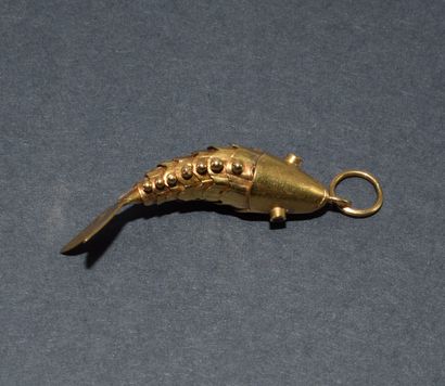 PENDENTIF en or jaune 18K (750/°°) représentant...