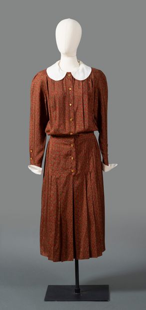 CHANEL Boutique, circa 1980
Silk dress with...