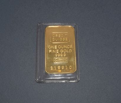 1 OUNCE of 999/°° gold in a blister pack,...