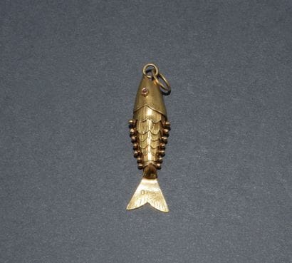 PENDENTIF en or jaune 18K (750/°°) représentant...