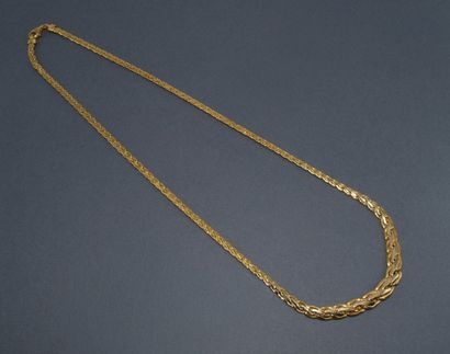 COLLIER en or jaune et blanc 18K (750/°°)...