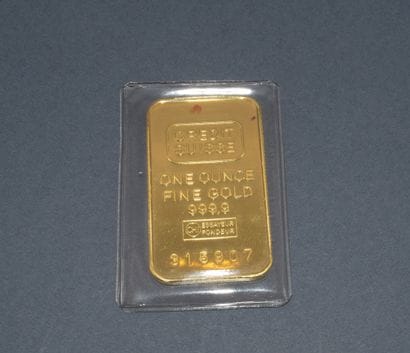 1 OUNCE of 999/°° gold in a blister pack,...