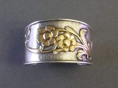 BRACELET MANCHETTE en argent (min 800/°°)...