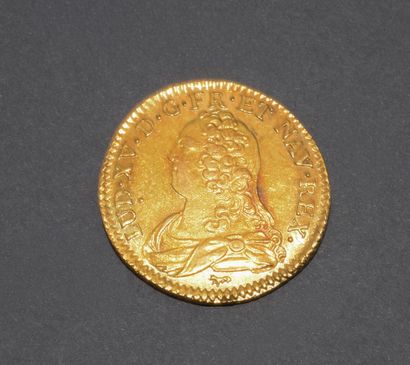 Pièce en or 917/°°
LOUIS XV : Louis d’or...