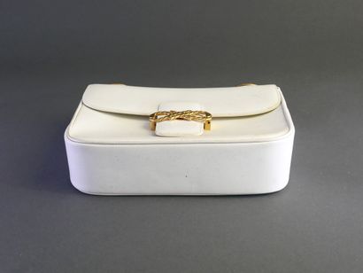 CELINE
White box-calf leather handbag with...