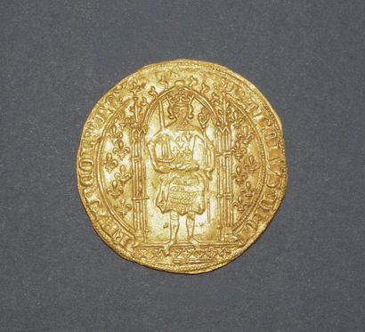 Fine gold coin
(CHARLES V: Franc à pied,...