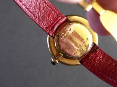 CARTIER 
WOMEN'S WATCH in 18k yellow gold...