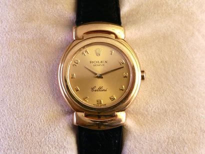 ROLEX
LADIES' WATCH in 18k yellow gold (750/°°),...