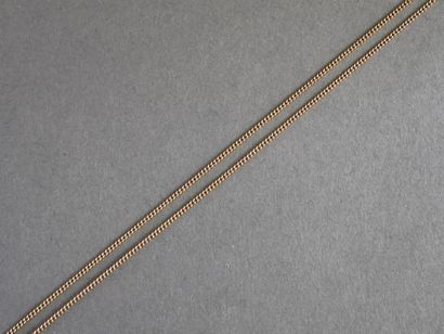 CHAINE en or jaune 18k (750/°°).
Longueur...