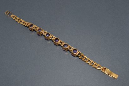 AMUSANT BRACELET en or jaune 18K (750/°°)...