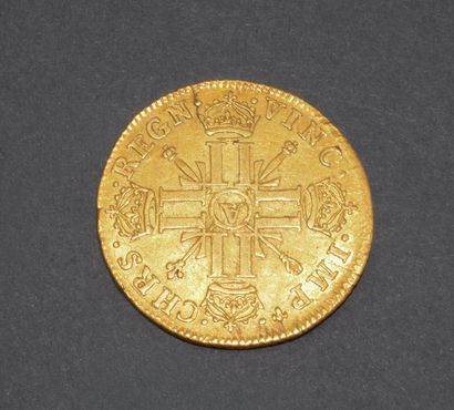 Pièce en or 917/°°
LOUIS XIV : louis d’or...