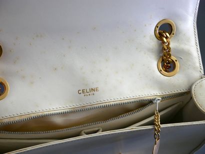 CELINE
White box-calf leather handbag with...