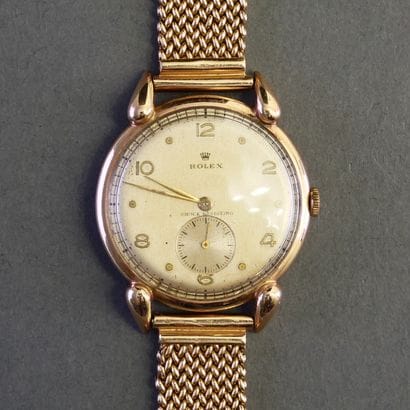 ROLEX
18k yellow gold (750/°°) watch, known...