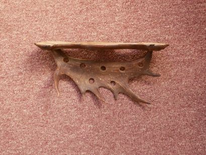 Set of 5 large pipe racks, including 3 mahogany...