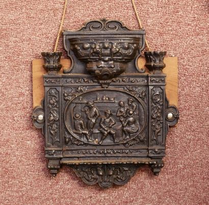 Lot of 8 pipe racks:
-6 in cast iron: 2 tavern...