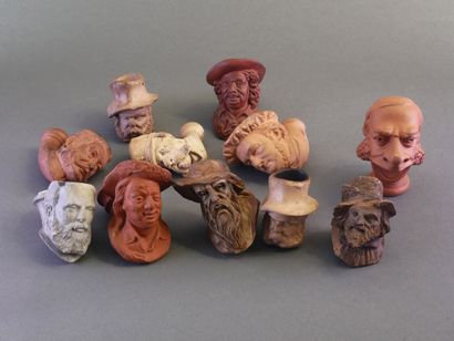 Lot of 12 fireplaces:
-Tanneveau: four figures...