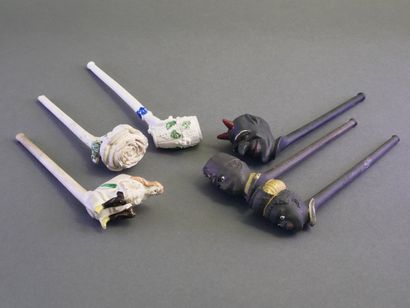 FIOLET
Set of 6 enamelled fancies:
-On the...