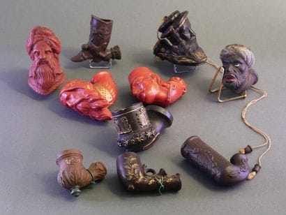 RUHLA.
Lot of 8 fireplaces including:
-3...
