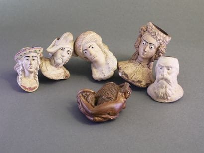 FIOLET
Set of 6 fireplaces, enameled eyes:
-La...