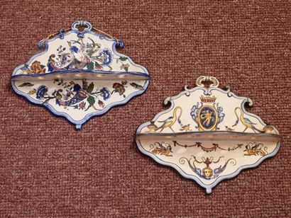GIEN. Set of 6 pipe racks, circa 1900:
-4...