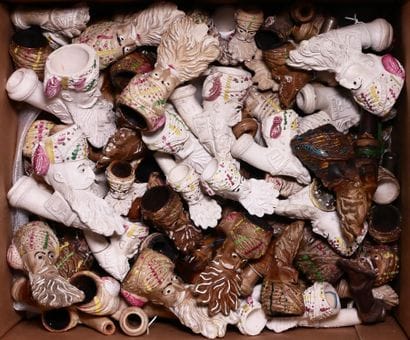 JACOB by GAMBIER.
Lot of white and enameled...