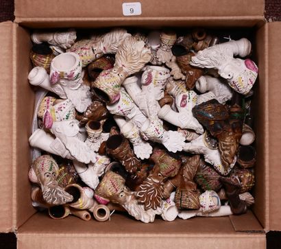JACOB by GAMBIER.
Lot of white and enameled...